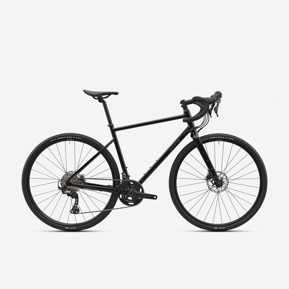 gravel bike with v brakes GRVL AF II GRX 2x12 – Van Rysel