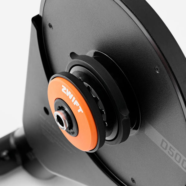 Home Trainer connected with "Zwift Cog and Click", D500