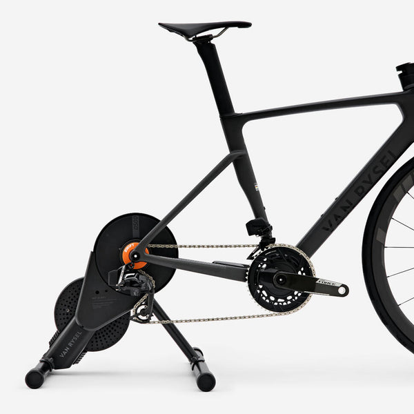 Home Trainer connected with "Zwift Cog and Click", D500
