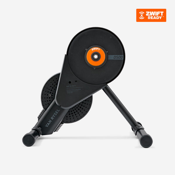 Home Trainer connected with "Zwift Cog and Click", D500