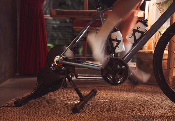 Home Trainer connected with "Zwift Cog and Click", D500