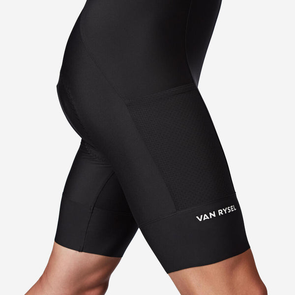 Men's Road Cycling Shorts, Endurance, EDR-Black