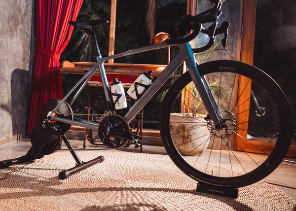 Home Trainer connected with "Zwift Cog and Click", D500