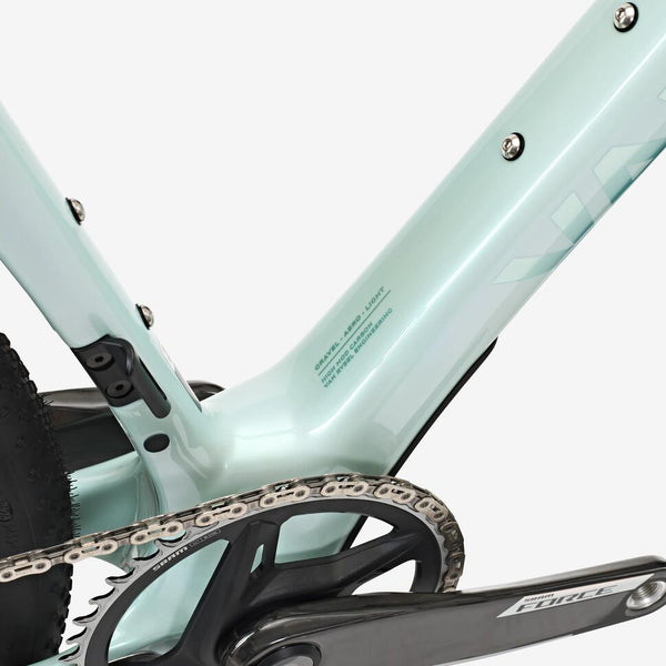 SRAM FORCE AXS E1 XPLR Gravel Bike Power Meter RCR-G sky blue