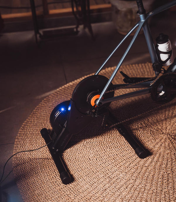 Home Trainer connected with "Zwift Cog and Click", D500