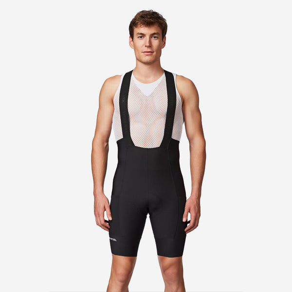 Men's Road Cycling Shorts, Endurance, EDR-Black